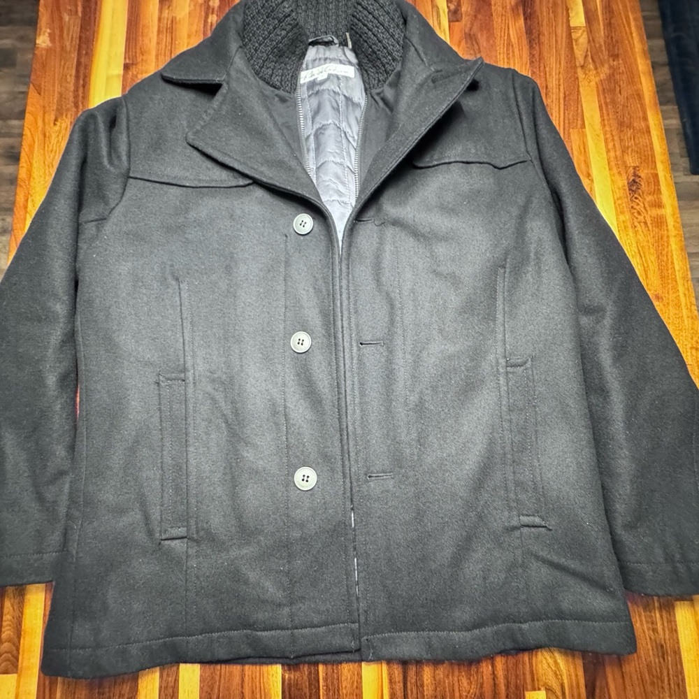 Kenneth Cole Wool Blend Peacoat